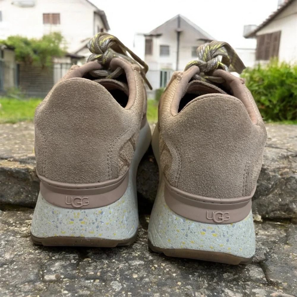 UGG Tan Sneakers with Suede Exterior and Plush Lining - Picture 7 of 7